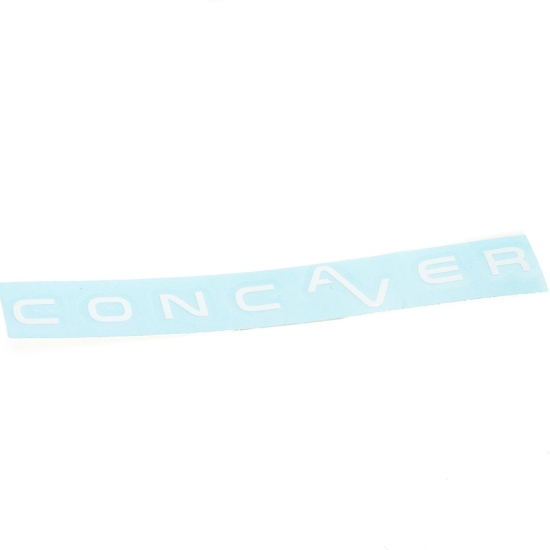 Pakiet naklejek Concaver logo V1 15cm White 50 szt.