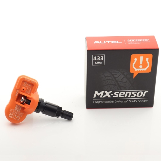 Czujnik TPMS Autel MX-Sensor 433MHz z metalowym trzpieniem, czarny