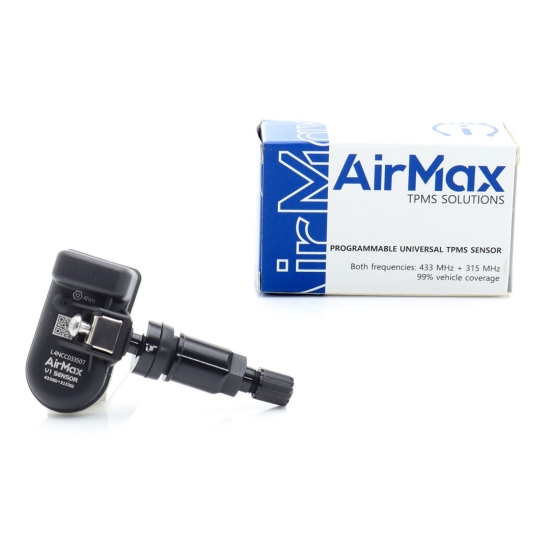 Czujnik AirMax TPMS V1 315+433MHz metalowy czarny